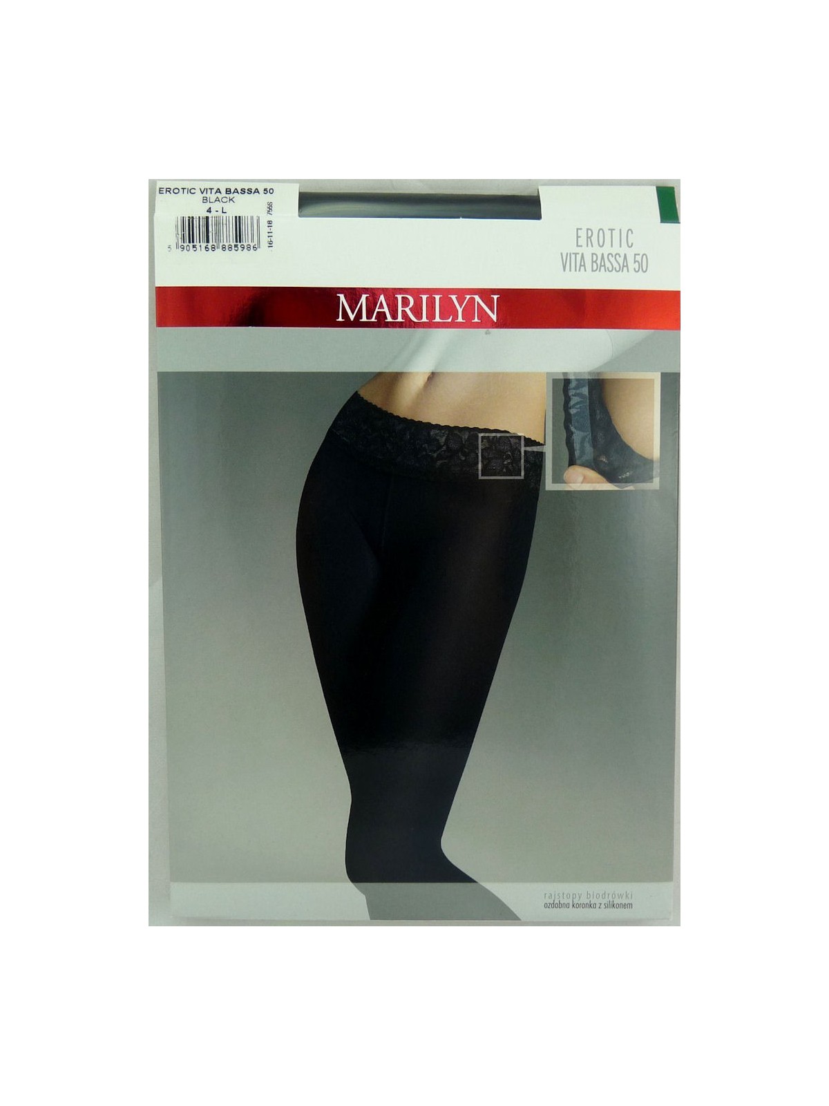 Pėdkelnės Marilyn Erotic Vita Bassa 50