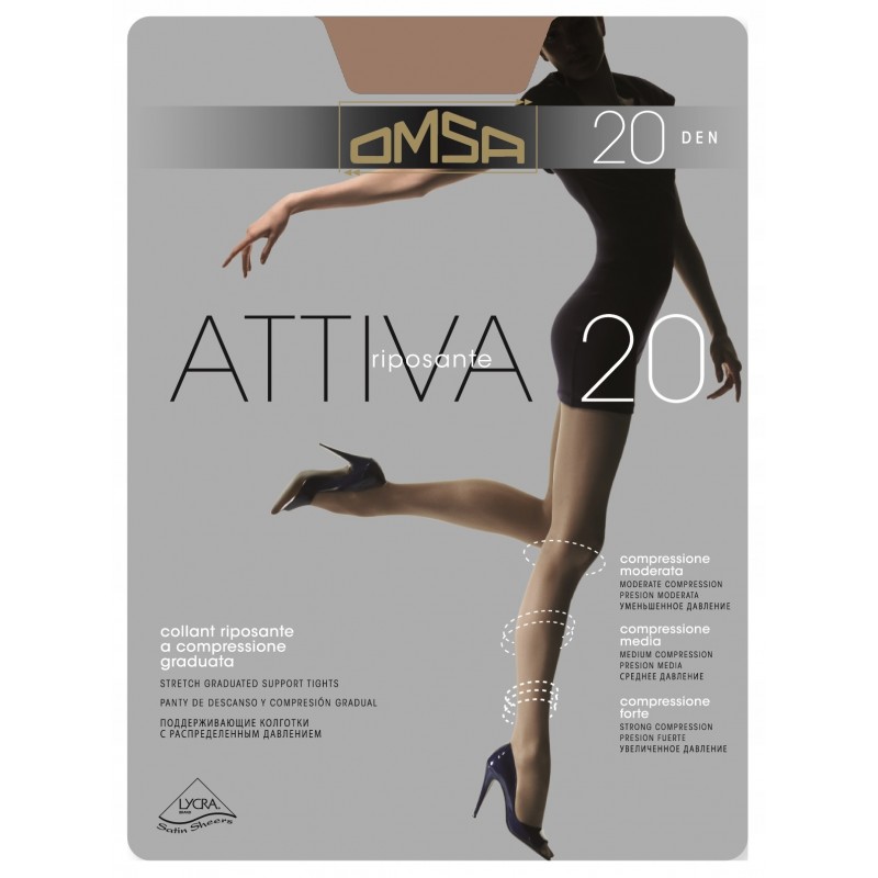 Pėdkelnės Omsa Attiva 20 den, XXL