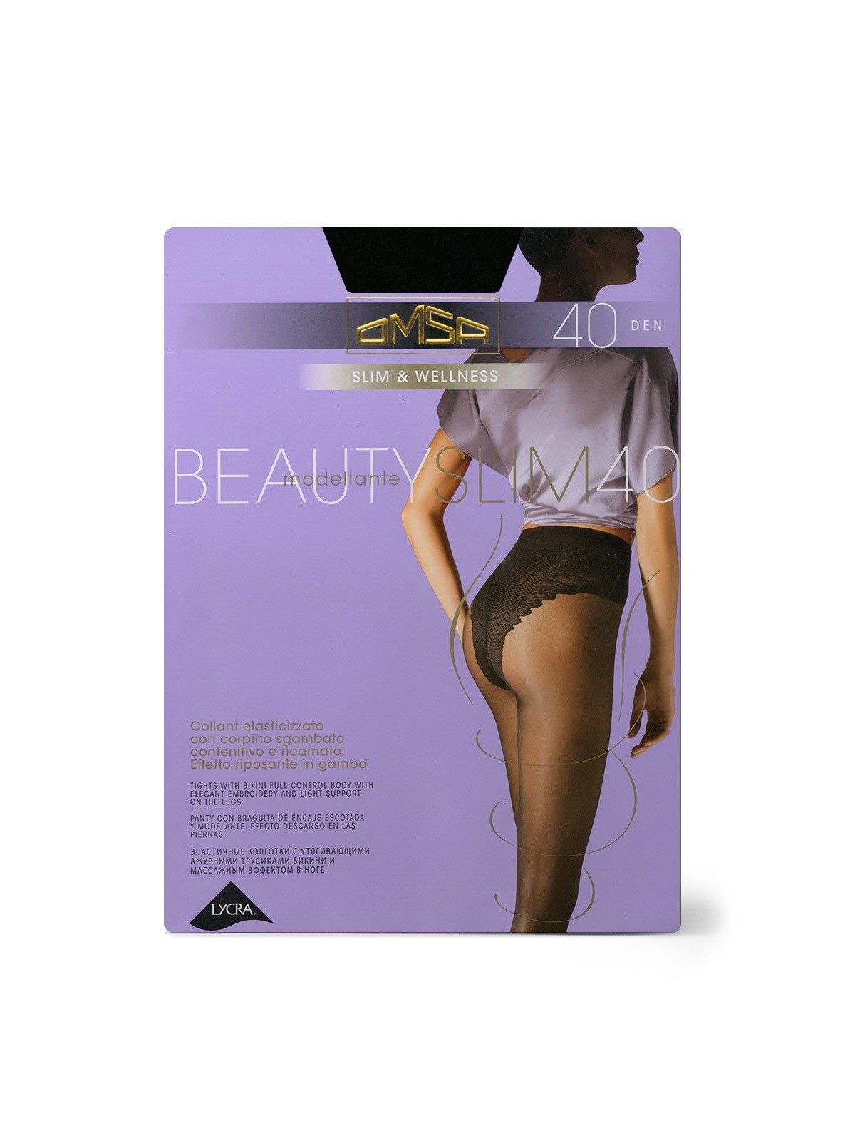 Pėdkelnės Omsa Beauty Slim 40 den