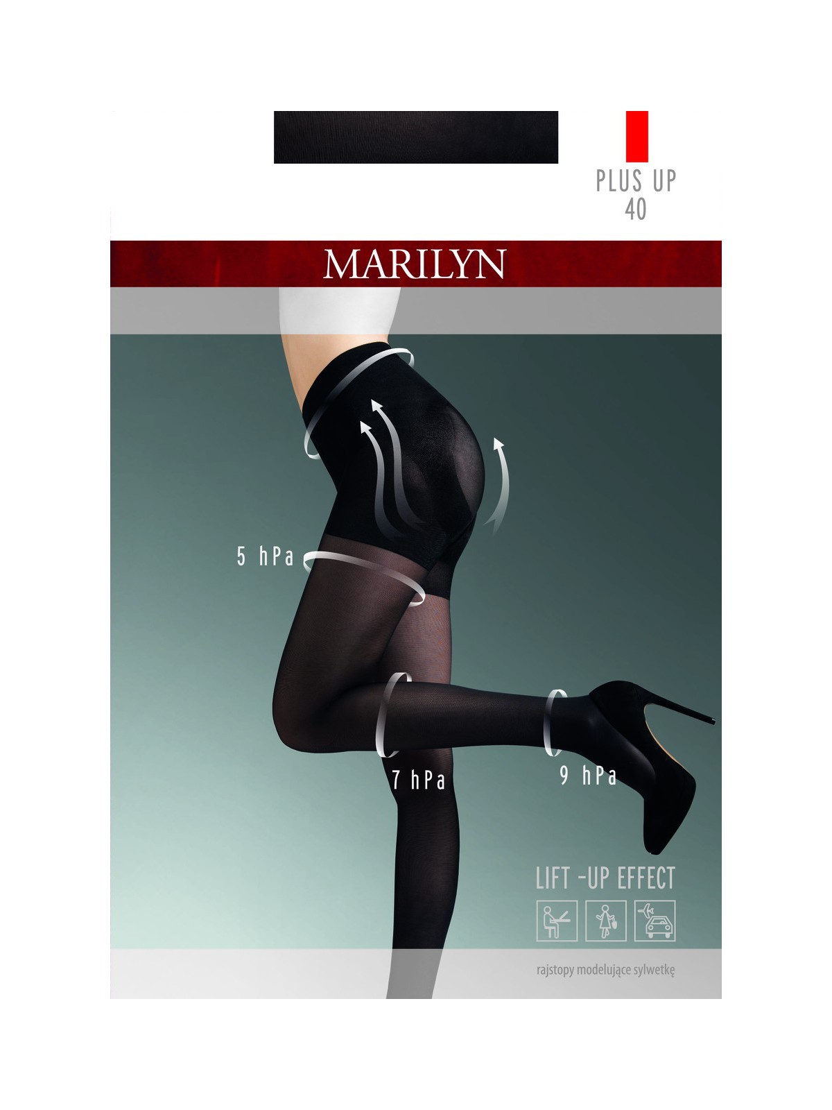 Pėdkelnės Marilyn Plus UP 40