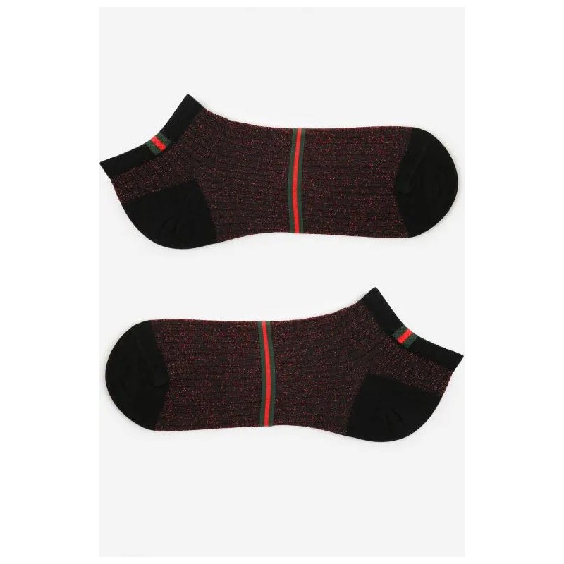 Kojinės Marilyn Footies P25 Black/Red