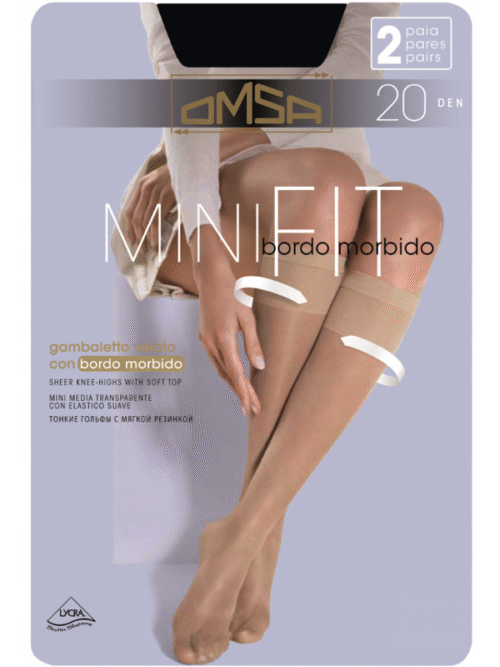 Puskojinės Omsa Mini Fit 20 (2 poros)